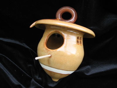 Bird House Acorn Shape