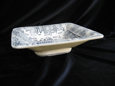 City Scape / Square Dish