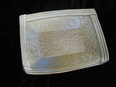 Lace Design Square Dish